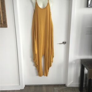 Flowy Mustard Yellow Jumpsuit
